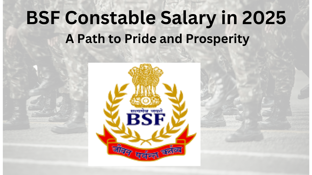 bsf constable salary