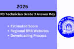 RRB Technician Grade 3 Answer Key 2024-25: Everything You Need to Know