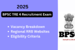 Comprehensive Guide to BPSC TRE 4 Recruitment Exam 2025