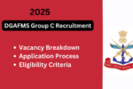 DGAFMS Group C Recruitment 2025: A Golden Opportunity to Join the Armed Forces Medical Services