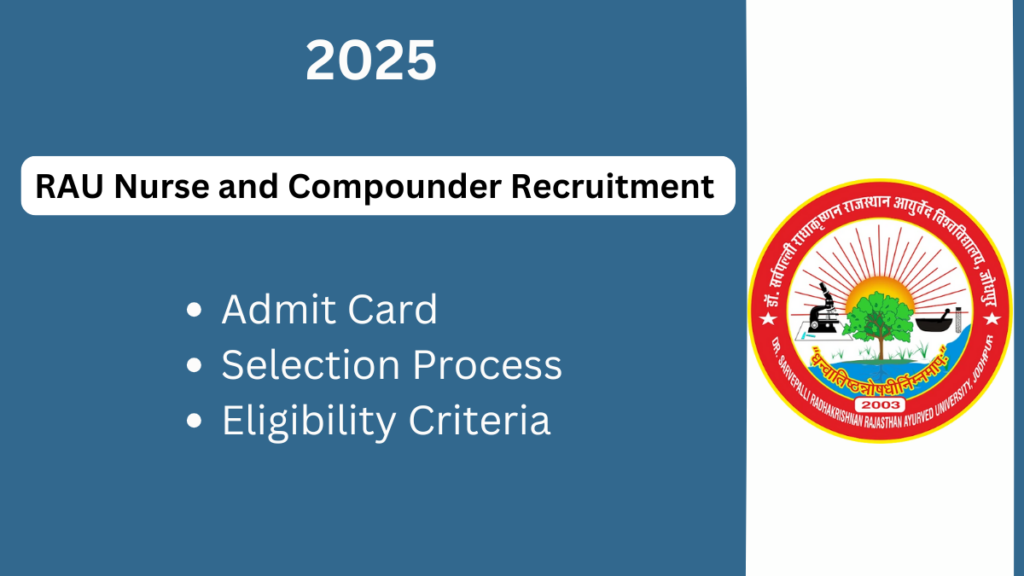 RAU Nurse and Compounder Recruitment 2024: Everything You Need to Know