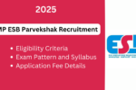 MP ESB Parvekshak Recruitment 2025: Apply Now for 660 Vacancies