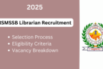 RSMSSB Librarian Grade-III Recruitment 2025: A Comprehensive Guide